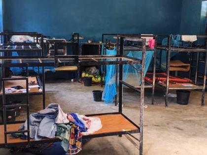 This photo released by the Christian Association of Nigeria shows the dormitories of St. Mary's Catholic Primary and Secondary School after gunmen abducted children and staff in Papiri community in Nigeria, Friday, November 21, 2025. (Christian Association