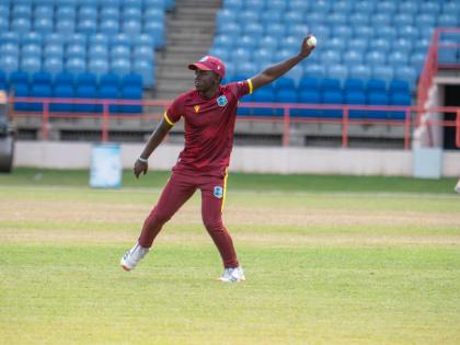 West Indies U19 all-rounder Vitel Lawes.