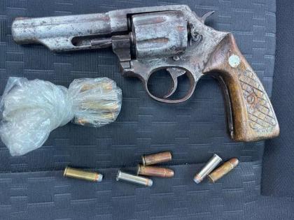 Gun seized by police following a fatal alleged confrontation with a man in Rockfort, Kingston on November 24, 2025.
