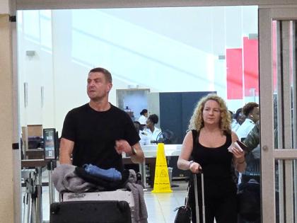 TUI UK passengers on arrival into the arrivals hall just outside customs at the Sangster International Airport earlier this month. They were among the first UK passengers to arrive on a charter flight from the UK since the passage of Hurricane Melissa.