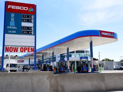 A Fesco gas station at Beechwood Avenue, Kingston.