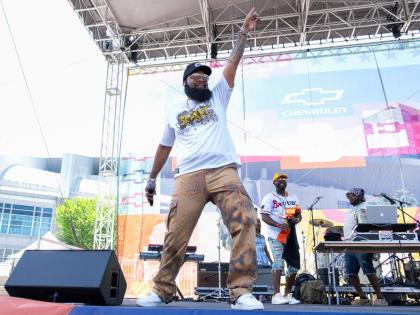 Blanco Brown performs during CMA Fest, Saturday, June 8, 2024, in Nashville, Tennessee.. 