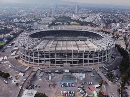 The Azteca Stadium, which will host the opening game of the 2026 FIFA World Cup, sits in Mexico City during renovations on Tuesday, November 18.