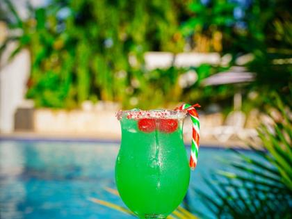 The elf elixir — with amaretto liqueur and pineapple juice in its composition — was crafted by mixologist Duval Rowe. 