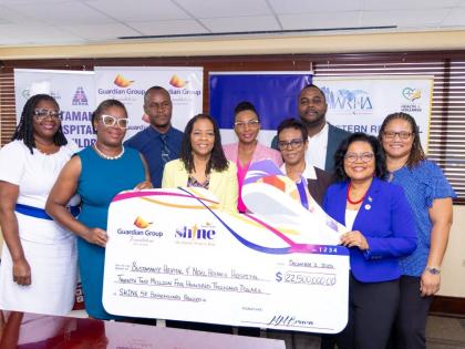 Guardian Life Limited, through its Guardian Group Foundation, handed over a combined $22.5 million in SHINE 5K proceeds to the Bustamante Hospital for Children and the Noel Holmes Hospital, supporting emergency paediatric services and ensuring reliable pow