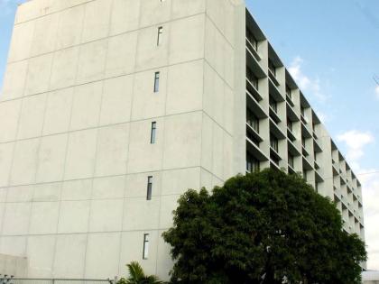 
Ministry of Finance building, National Heroes Circle, Kingston.