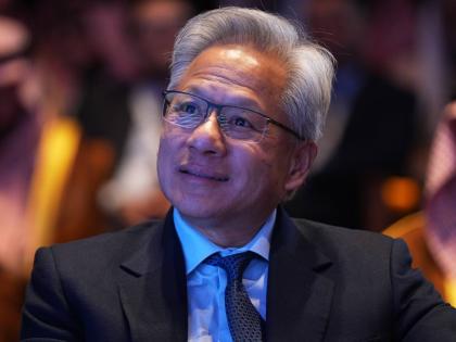 AP
Nvidia CEO Jensen Huang listens as President Donald Trump speaks during the Saudi Investment Forum at the Kennedy Center, Wednesday, November 19, 2025, in Washington. 