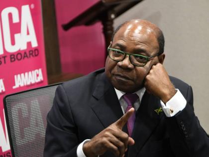 Edmund Bartlett, minister of tourism.