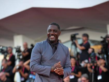 Idris Elba poses for photographers at the red carpet for the film ‘A House of Dynamite’ during the Venice Film Festival in Venice, Italy, on September 2. He is the latest star to have his waxwork rolled out at the London Wax Museum, Madame Tussauds.