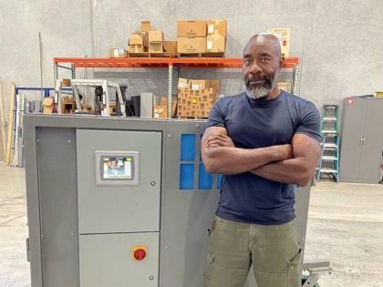 Moses West, former US Army ranger and founder of AWG Contracting, who designed the atmospheric water system currently supplying drinking water to the Accompong Maroon community.