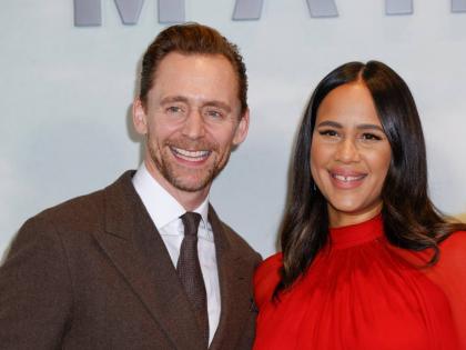 Tom Hiddleston (left) and Zawe Ashton. 