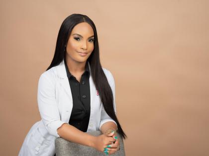 Dr Keren-Marie St Clair, founder of The Skin Lab Jamaica.