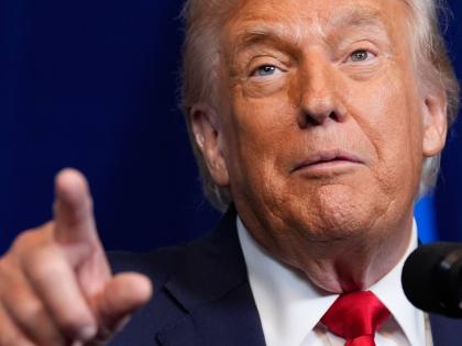 President Donald Trump speaks during a news conference with Israel's Prime Minister Benjamin Netanyahu at Mar-a-Lago, Monday, December 29, 2025, in Palm Beach, Fla. (AP Photo/Alex Brandon)