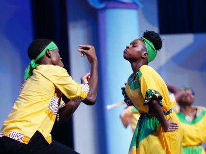 The National Festival of the Performing Arts provides a cadre of entertainers for a number of national events related to the annual Emancipation and Independence celebrations. Here performers from the Godfrey Strewart Performing Arts Society in Westmorelan