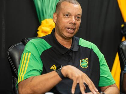 Reggae Girlz head coach, Hubert Busby.