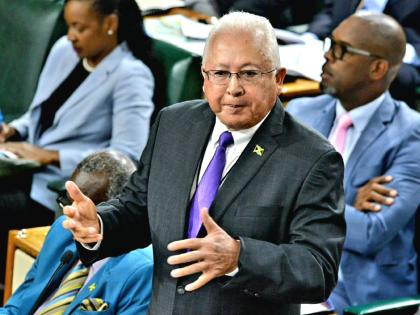 Justice Minister Delroy Chuck.