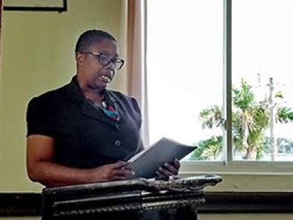 Chief Medical Officer for Portland Health Services, Dr Sharon Lewis.