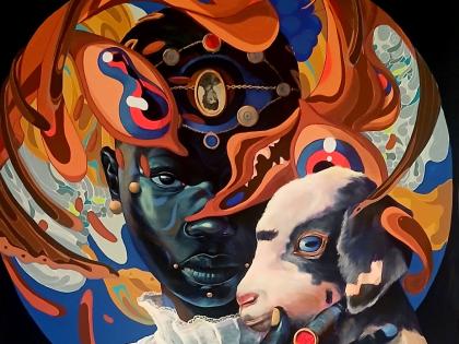 Taj Francis’ ‘Touched by a God in tears’ (2024).