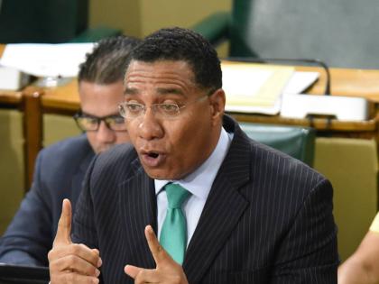 Prime Minister Dr Andrew Holness.