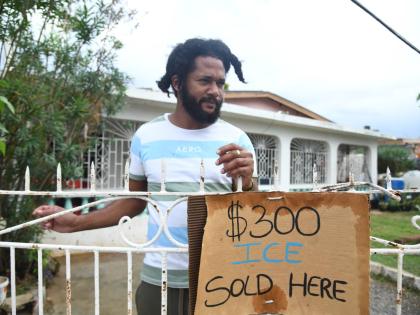 
Kirk Williams of Whitehouse, Westmoreland, is struggling with the emotional toll of the storm.