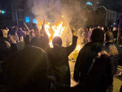  In this photo obtained by The Associated Press, Iranians attend an anti-government protest in Tehran, Iran, Friday, January 9, 2026.