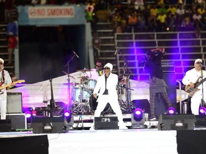 Third World performing after receiving a citation from the Government at Jamaica’s 62nd Independence Grand Gala, held on August 6, 2024 at the National Stadium in Kingston. 