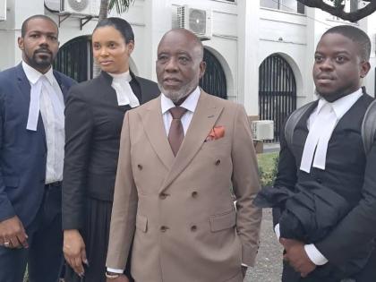 From left: Attoneys-at-law Sanjay Smith, Kaysian Kennedy Sherman, Christopher Townsend and Chadwick Berry.