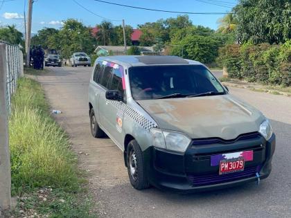 A policeman was hit by a taxi operator along Church Street in May Pen, Clarendon on January 23.