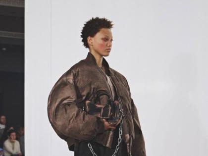 Dill wears Look 2 for Achilles Ion Gabriel’s final show as creative director of the Spanish contemporary fashion house CamperLab in Paris last Thursday.