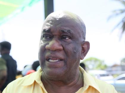 Dennis May of Jamalco Track Club and meet director of the JAAA/Puma/Jamalco track and field meet. 