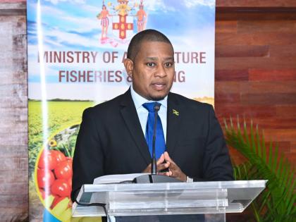 Minister of Agriculture, Fisheries and Mining, Floyd Green.