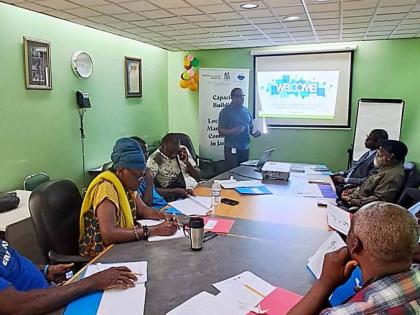 Members of the Constitution Hill LFMC at a recent strategic planning consultation.