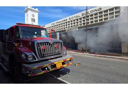 Fire at Ammar’s in downtown Kingston on February 1