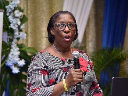 Sharon Robinson, principal director at the Bureau of Gender Affairs.