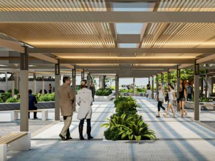 An artist’s impression showing the redesigned arrivals hall at the Norman Manley International Airport.