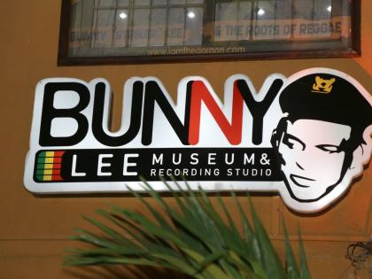 The sign on the Bunny Lee Museum in Duhaney Park, St Andrew.