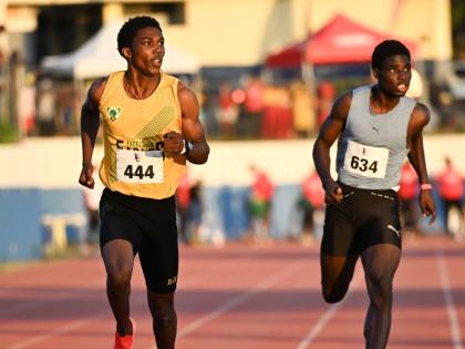 Action from the Camperdown Classics at the Jamaica College Ashenheim Stadium on Saturday.