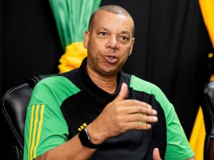 Reggae Girlz head coach Hubert Busby Jr.