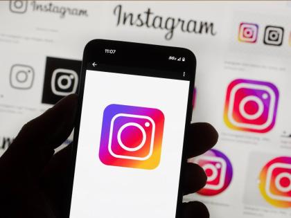 The Instagram logo is seen on a cell phone in Boston, October 14, 2022. (AP Photo)
