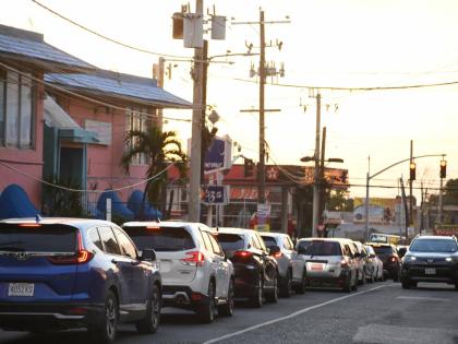 In this December 2025 photo traffic is seen at a standstill at South Avenue, Kingston.