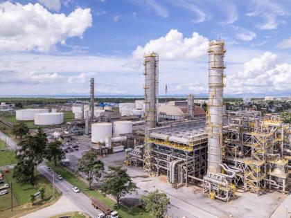 A view of the M5 Methanol Plant.