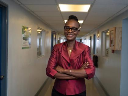 Judith Jaggon, human resource officer and head of Petrojam’s Community Outreach Committee, mentors students and leads scholarship initiatives that transform lives.