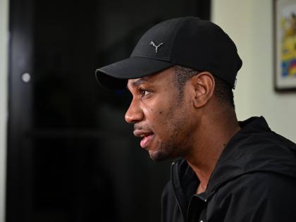 Gladstone Taylor/Multimedia Photo Editor 
Yohan Blake speaks with The Gleaner ahead of the National Honours and Awards presentation scheduled for tomorrow. 