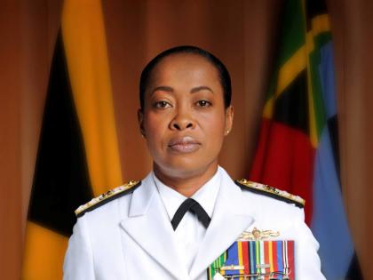 Vice Admiral Antonette Wemyss-Gorman, Chief of Defence Staff of the Jamaica Defence Force.