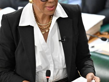 Fayval Williams, minister of finance and the public service, opens the 2026-2027 Budget Debate in the House of Representatives on March 10. Williams is scheduled to close the debate on Tuesday. 