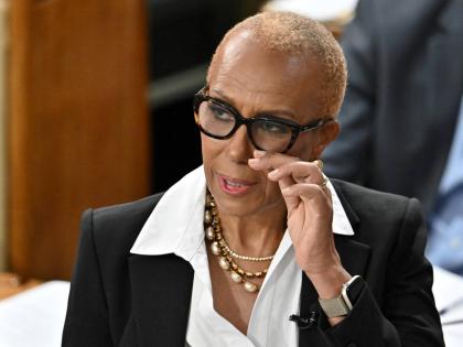 Fayval Williams, minister of finance and the public service, opens the 2026-2027 Budget Debate in the House of Representatives yesterday.