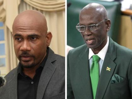 Dr Alfred Dawes and Desmond McKenzie 
