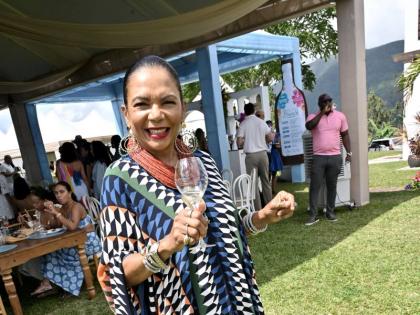 The ever-fabulous Cecile Levee is the absolute life of the party.