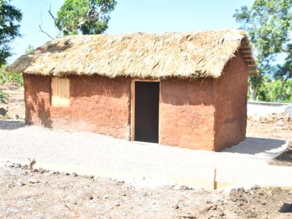 One of the two African-style houses constructed by the Ghana Army Engineer Reconstruction Team at Seville Heritage Park in St Ann, symbolising Jamaica’s enduring cultural and historical ties with Africa.