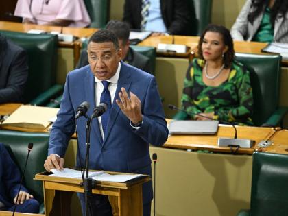 Prime Minister, Dr Andrew Holness, delivers his contribution to the 2026/27 Budget Debate.
